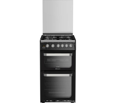 HOTPOINT HUG52K 50 cm Gas Cooker - Black HOTPOINT HUG52K 50 cm Gas Cooker - Black